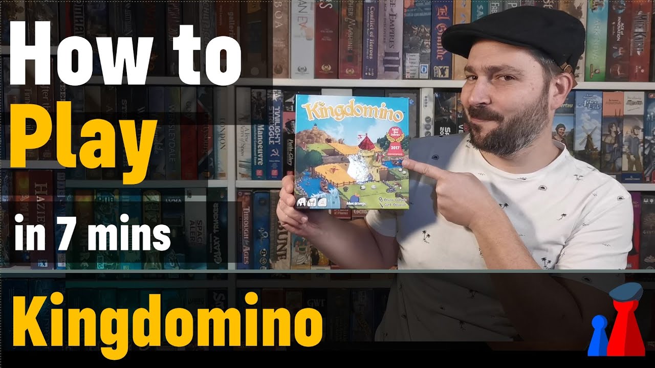 How to play Kingdomino boardgame - Full teach + Visuals - Peaky Boardgamer