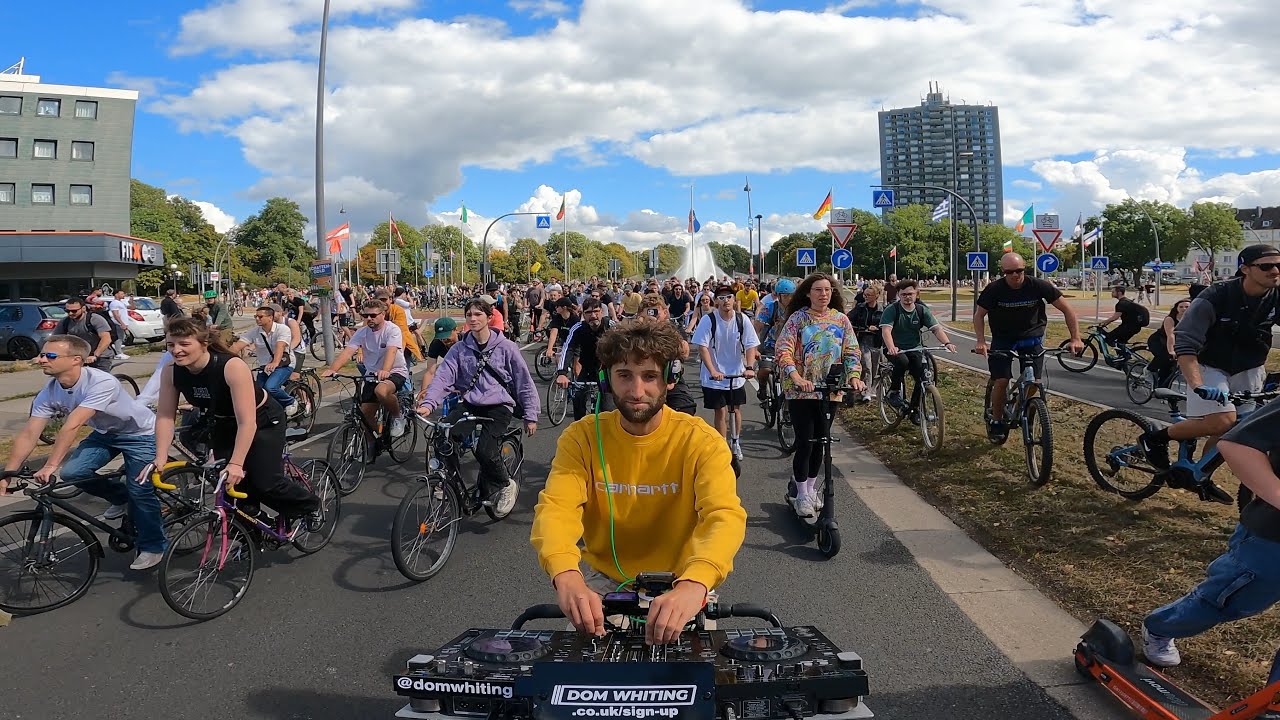 Drum & Bass On The Bike - GERMANY AACHEN