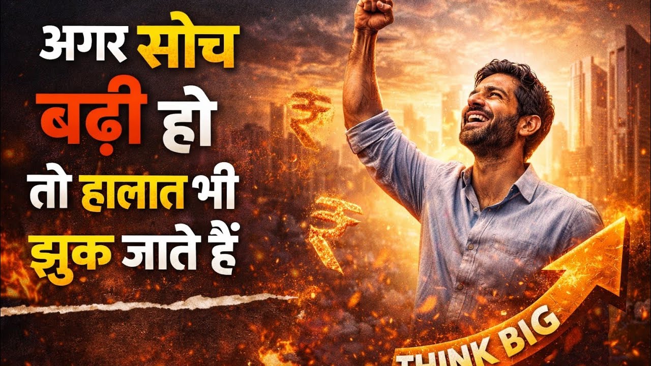 अगर सोच बड़ी हो।तो हालात भी झुक जाते हैं।#motivational #lifeYatraa