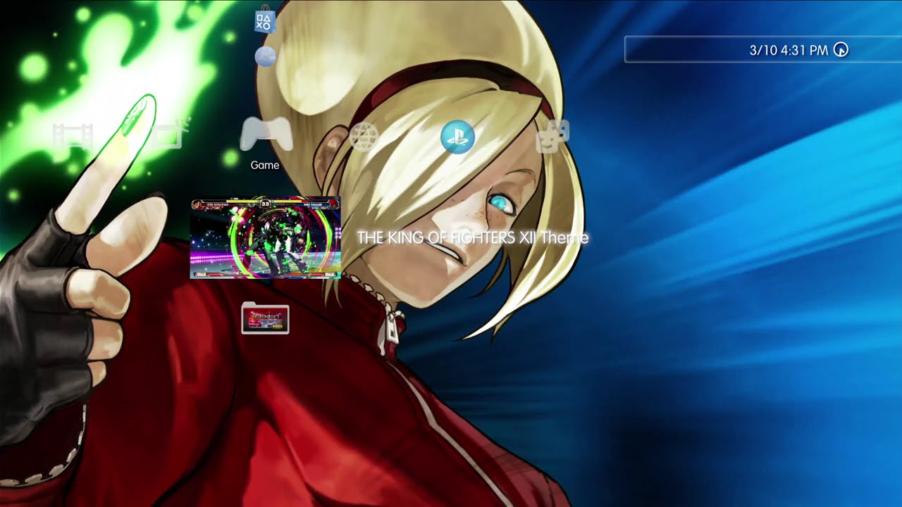 The King of Fighters XII - PS3 Background Theme & XMB Menu