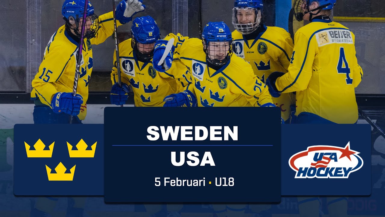 🔥 NHL DRAFT PROSPECT Anton Frondell & Co vs. the USA Hockey U18! | Sweden - USA 7-2 | HIGHLIGHTS