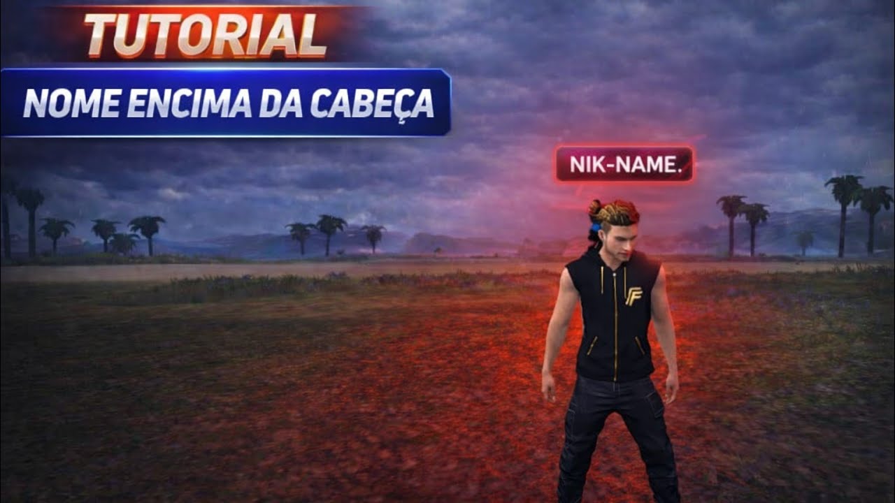 TUTORIAL BOTAO DE NOME ENCIMA DA CABEÇA 