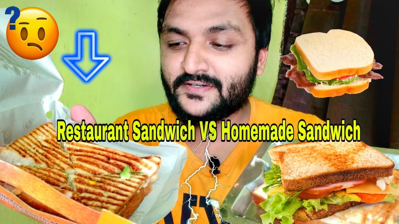 Restaurant Sandwich vs Homemade Sandwich || Sandwich Battle || Grilled cheese sandwich