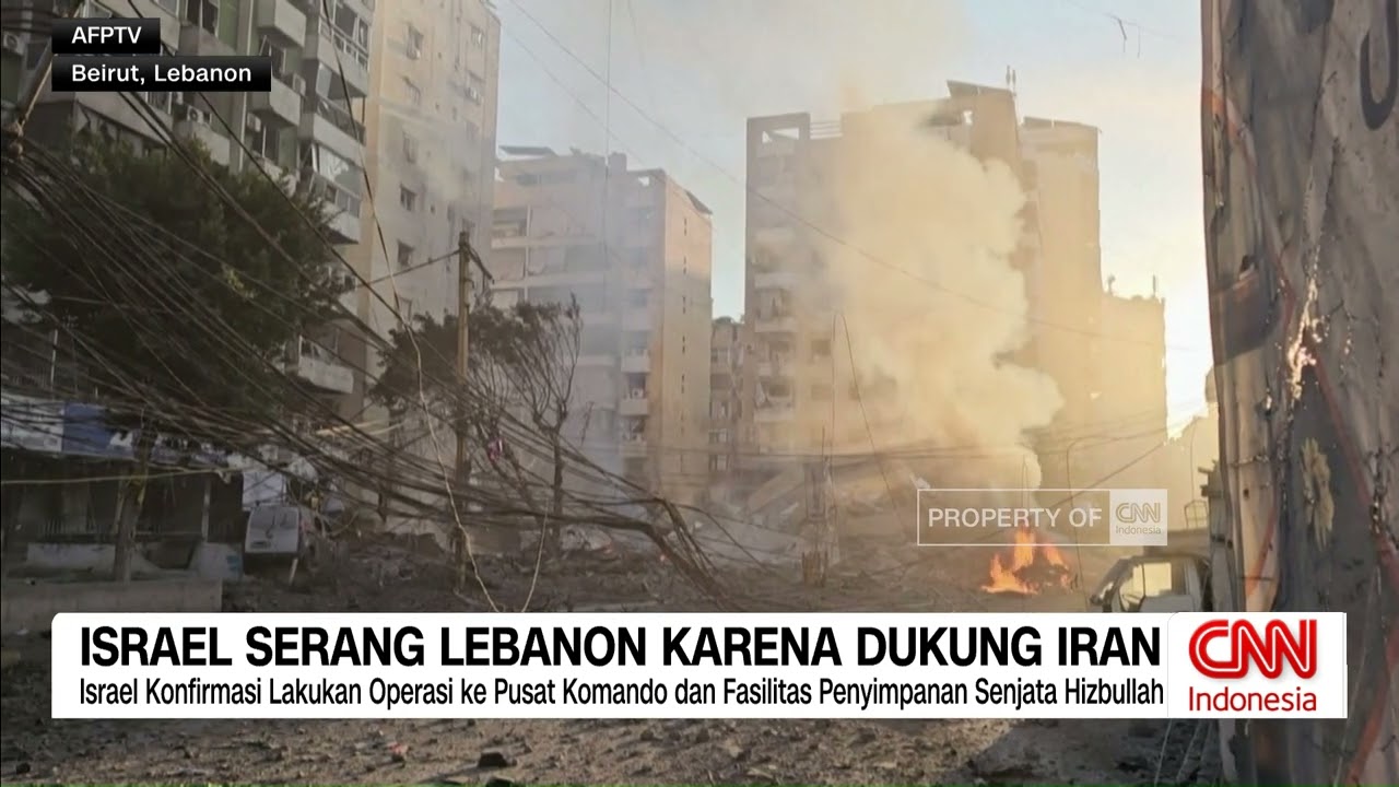 Israel Serang Lebanon Karena Dukung Iran
