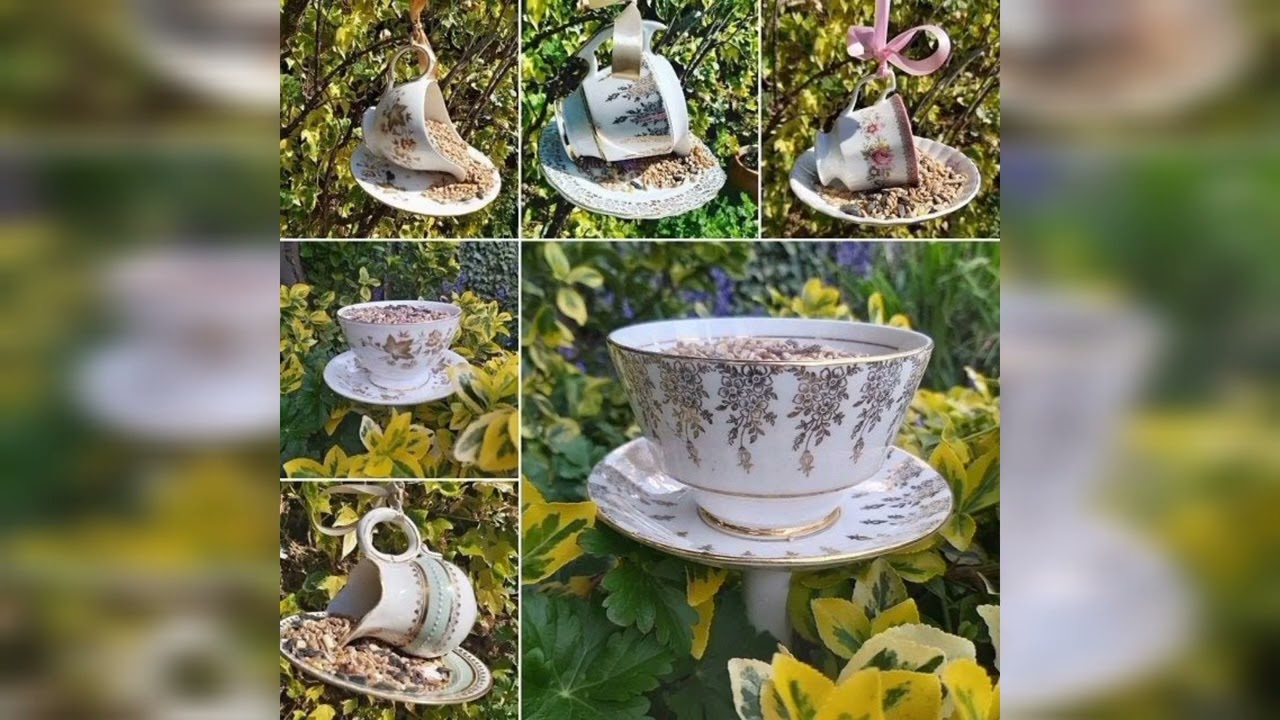 Amazing diy teacup decor ideas /teacup upcycle home decor/diy home garden decor with teacups