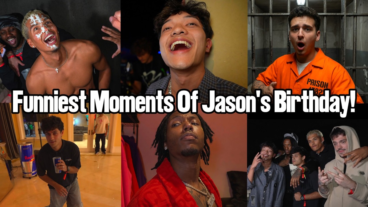 CORE BOYS Funniest Moments Of Jason's Birthday Party! (DRUNK)