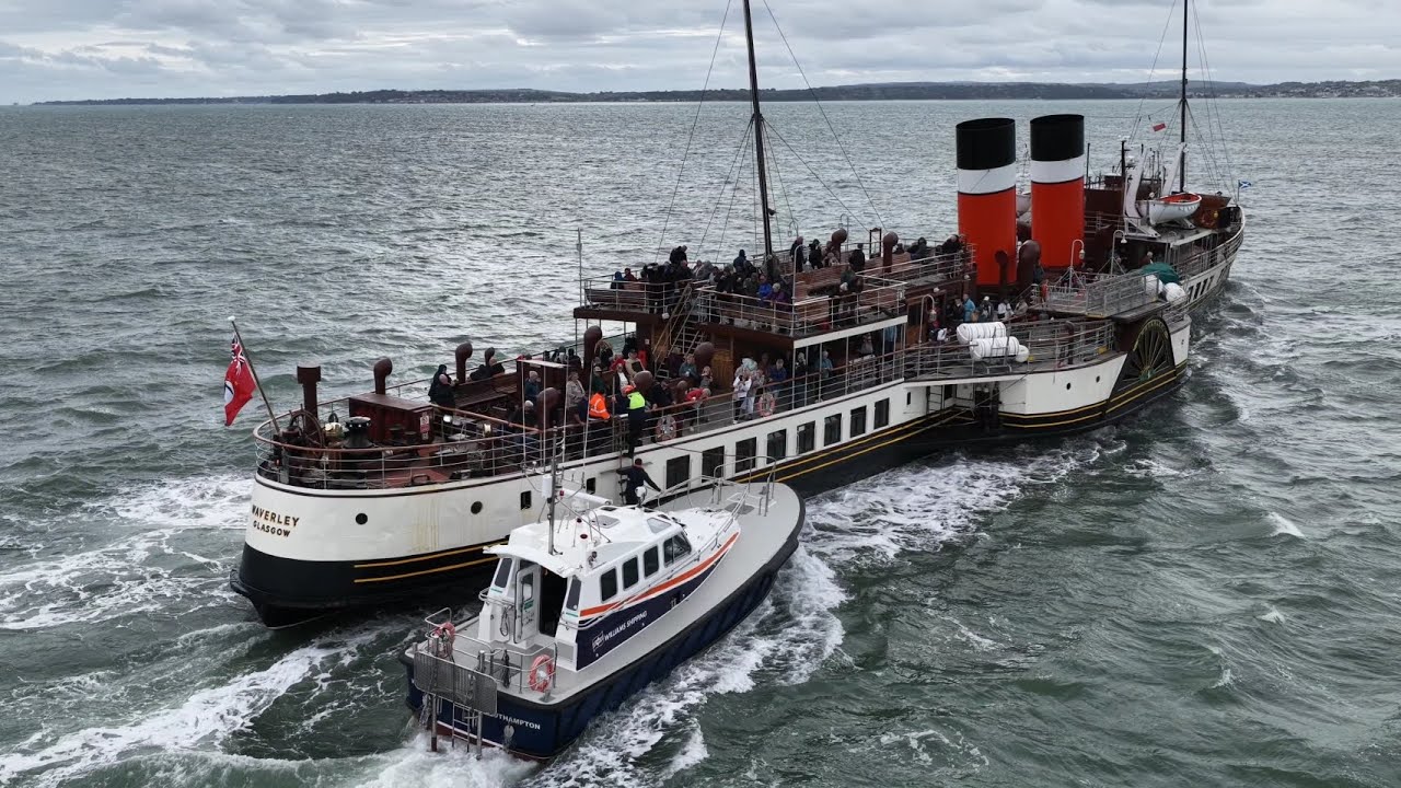 Wayverly Departing from Portsmouth 14th September 2025 mavic 4 pro 4k 60fps UHD