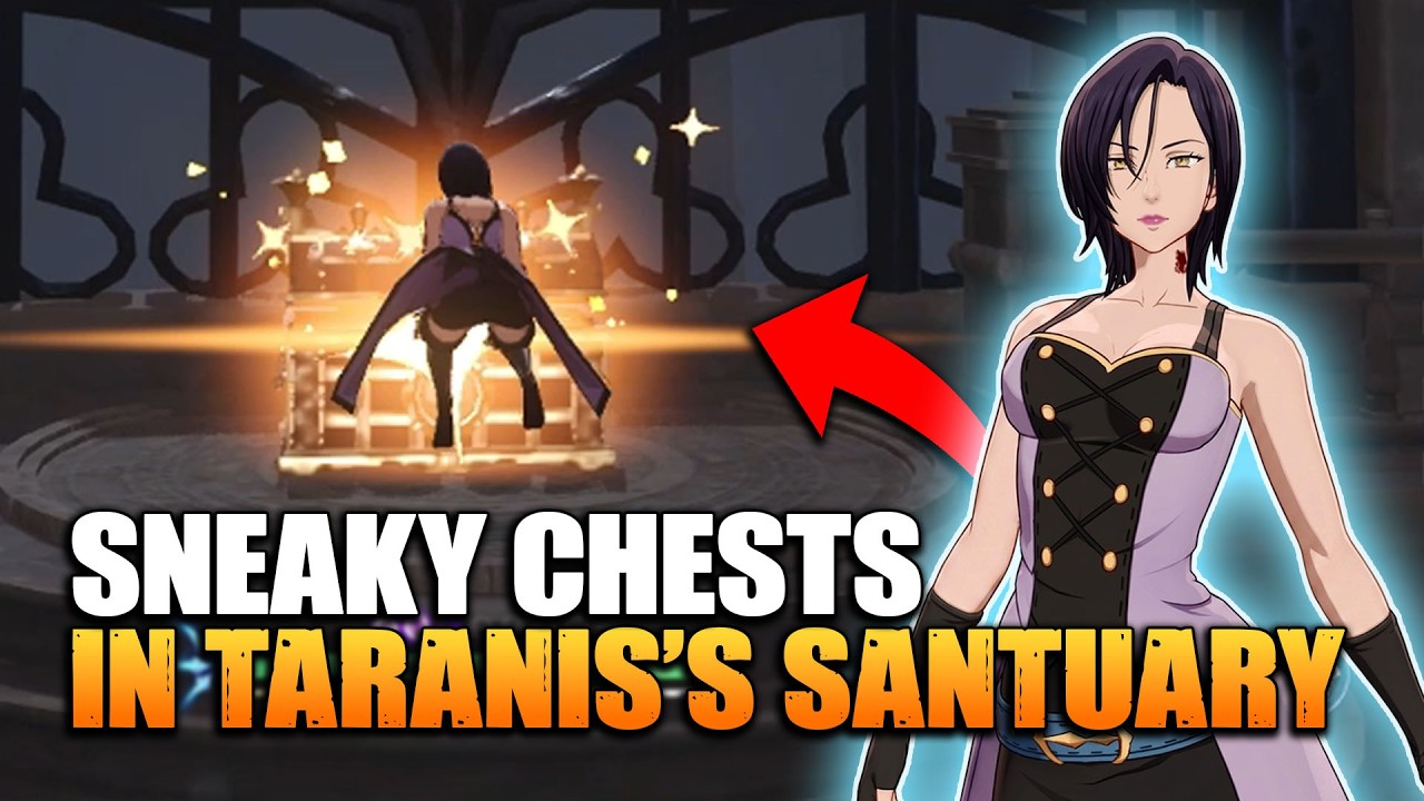 All 8/8 Sneaky Chests on Taranis Raid | The Seven Deadly Sins: Origin