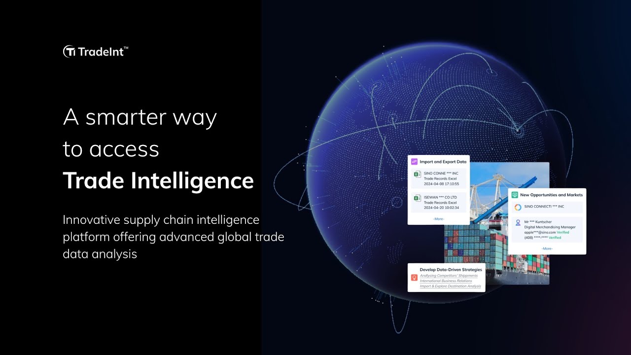 Global Trade Data Platform for Global Import & Export Supply Chain Solutions | TradeInt