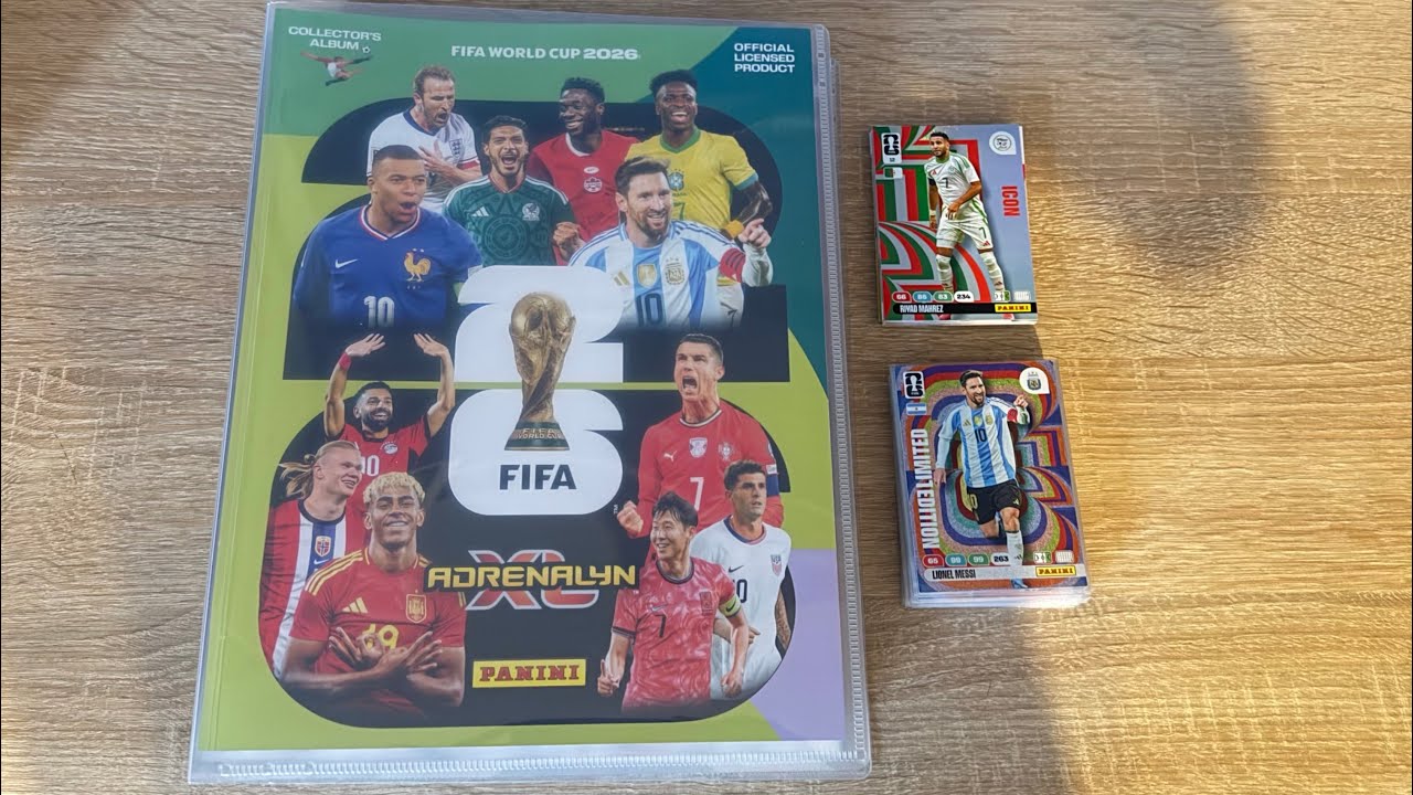 PANINI FIFA WOLD CUP 2026 UZUPEŁNIANIE ALBUMU MAMY 29 KART NOWYCH +  PREZENTACJA KART LIMITOWANYCH
