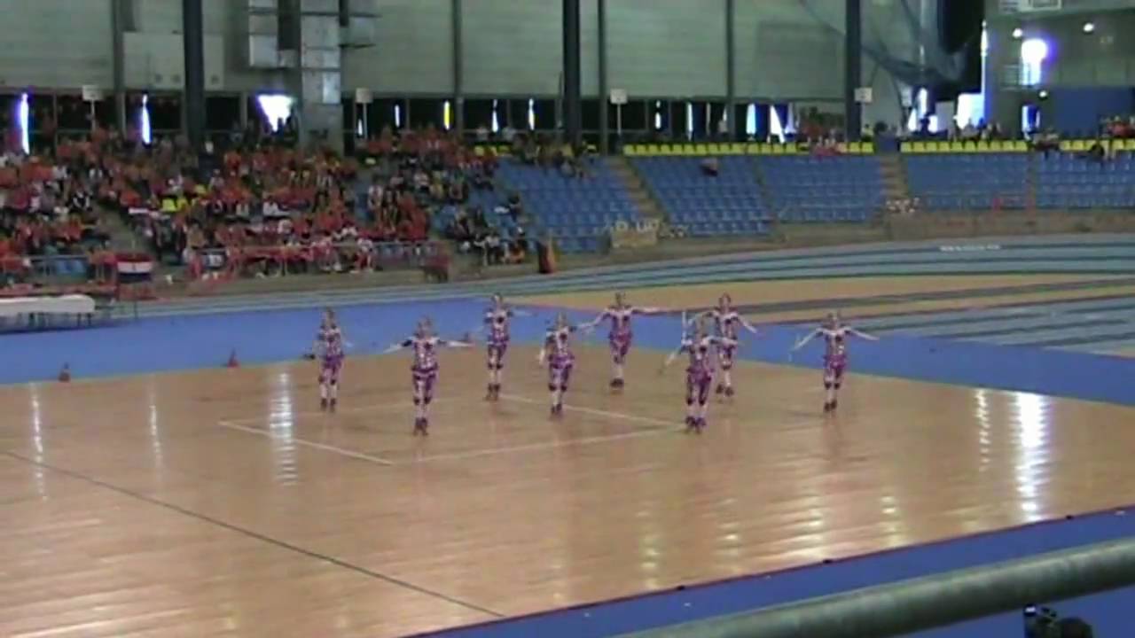 WK twirlen Gent 2009 - Dance team Junior Holland