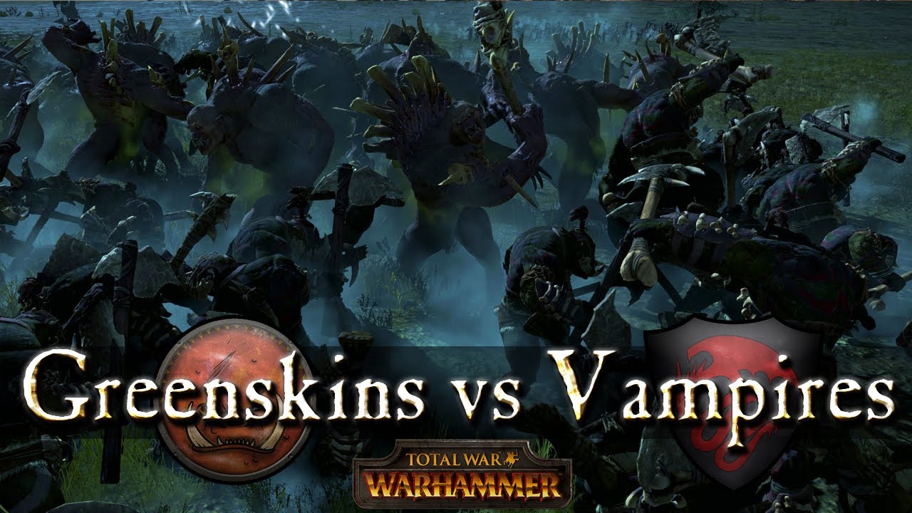 ESL G2 MLG Duck vs Banana Joe - Greenskins vs Vampire Counts - Total War Warhammer Battle