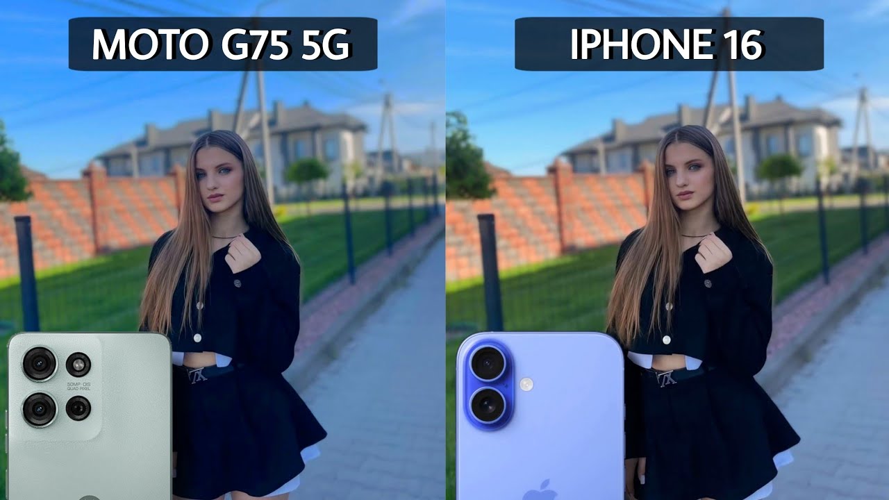 Сравнение камер Motorola Moto G75 5G и iPhone 16