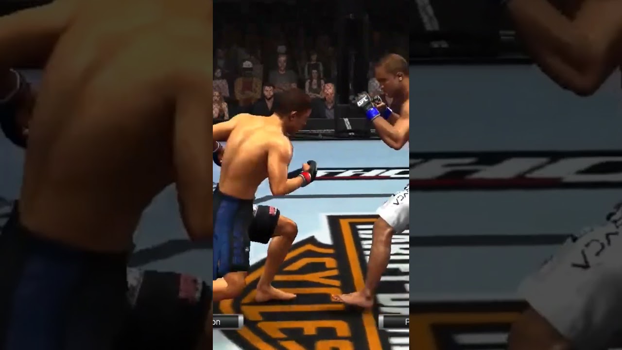 He literally has 4 arms - UFC Undisputed 2009
