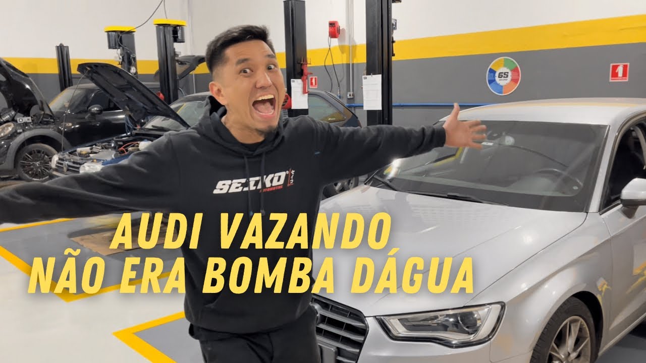 Vazamento água Audi pelo trocador de calor. Não era Bomba De Água. Motor TSI 1.4 1.8 e 2.0