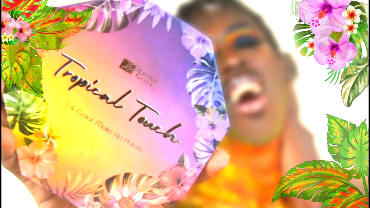 SMOKY TROPICAL TOUCH PALETTE de MALIBU GLITZ | MisterR MakeUp Artist