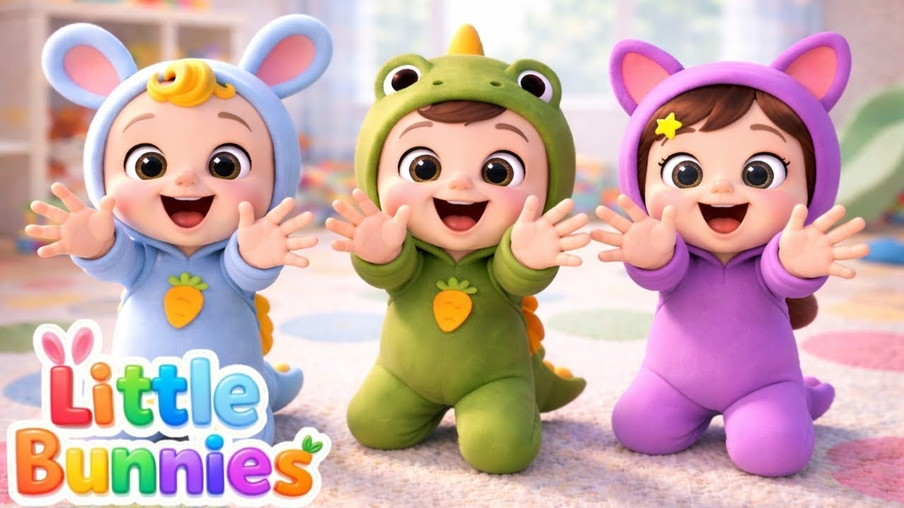 Open Shut Them | Fun Action Song for Kids | Action Rhyme for Babies & Toddlers | Little bunnies