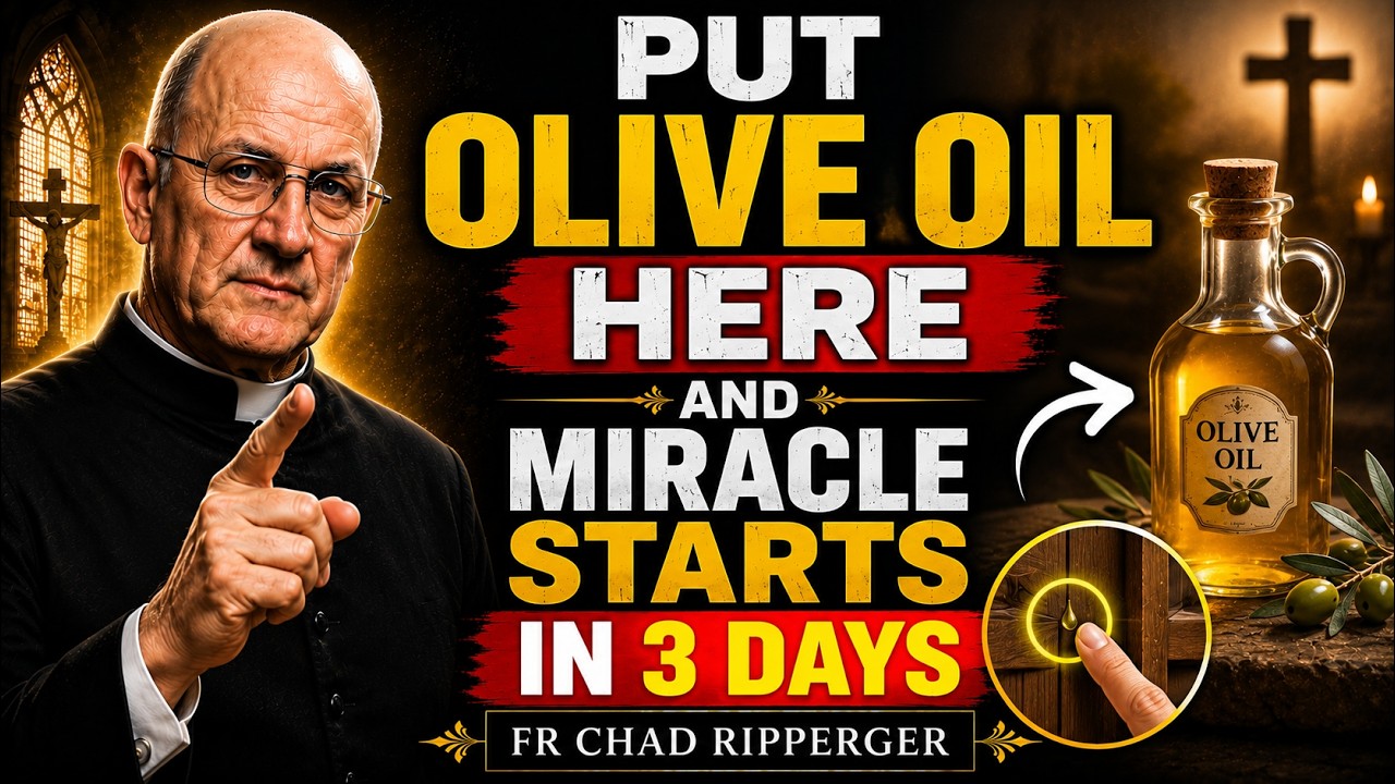 Place Olive Oil Here for 3 Days &mdash; Miracles Will Begin To Overflow! | Fr Chad Ripperger