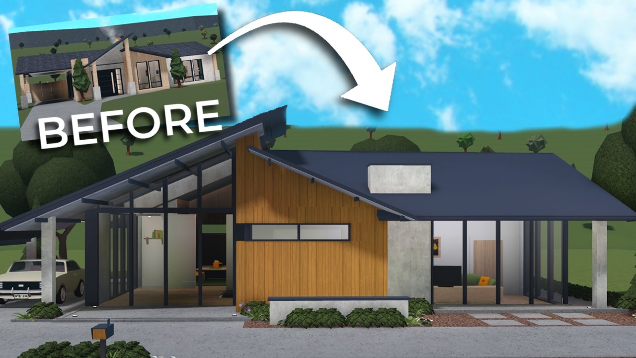 renovating MY STARTER HOME in bloxburg ft. frenchrxses