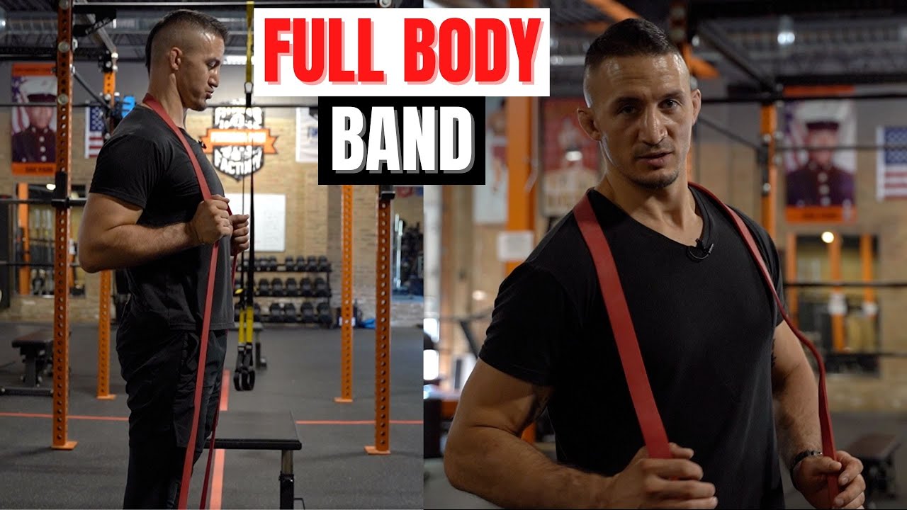 Large Loop Resistance Band Full Body Workout