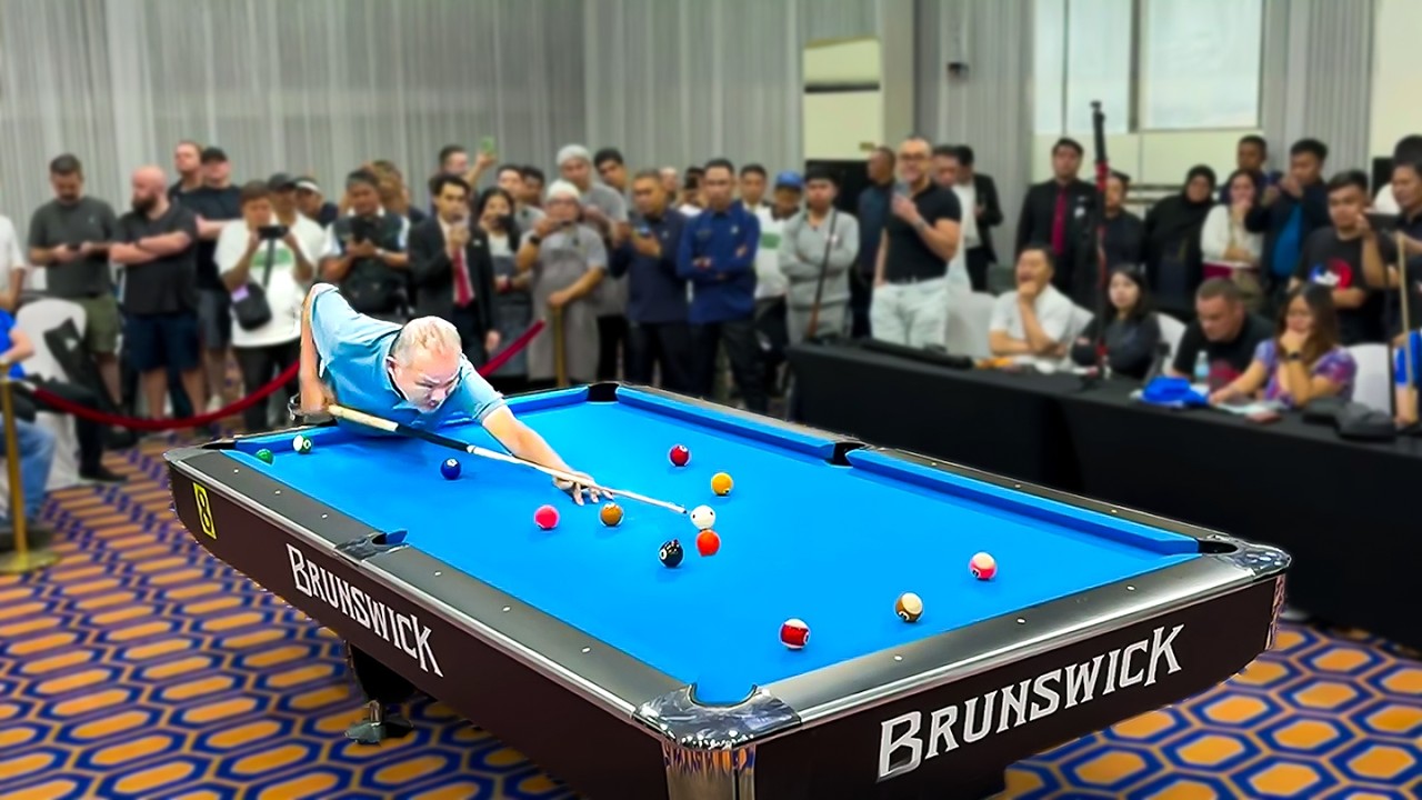 Efren Reyes Walks In, The Table Disappears -100.1% Genius!