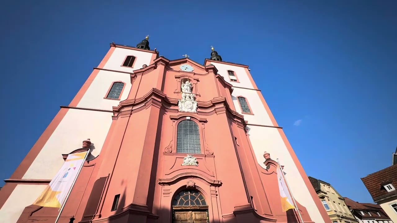 Fulda , Germany walk tour 4k 30fps گشت پیاده روی در زیبای فولدا جرمنی