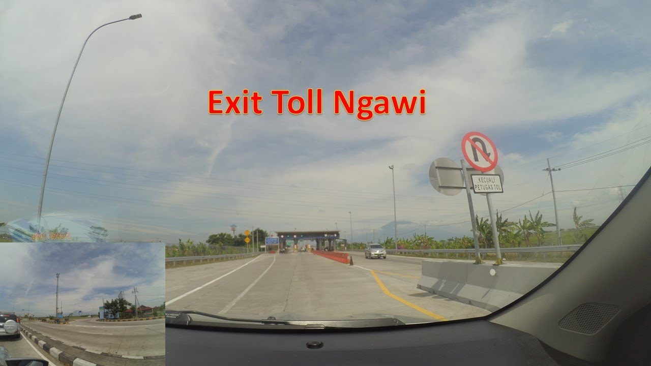 Exit toll Ngawi Jawa Timur