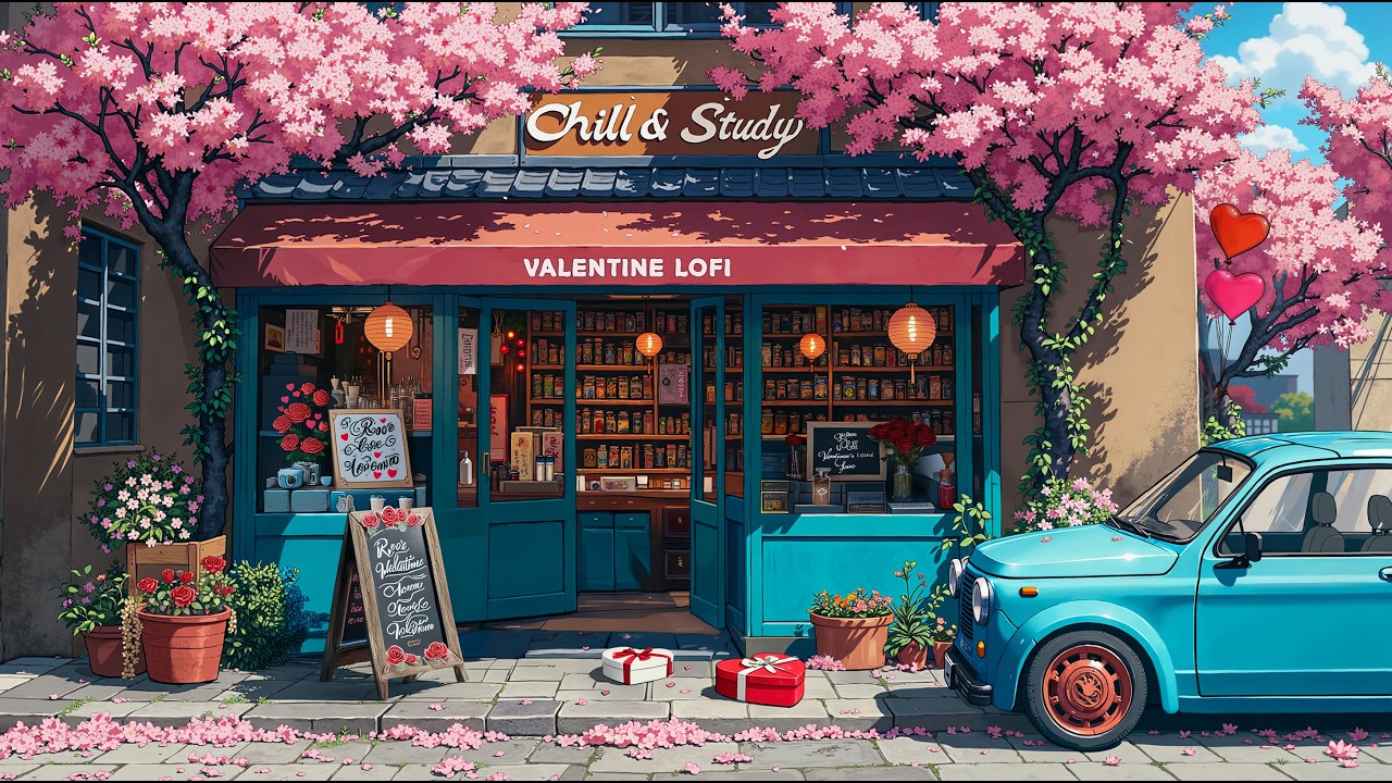 Healing Valentine 🌸 Soft Lofi Beats to Mend Your Heart ✨ Lofi Hip Hop to Relax, Study, Sleep