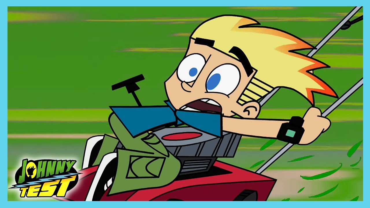 Demon Lawnmower - Johnny Test | Cartoons for Kids | WildBrain Robot Dome