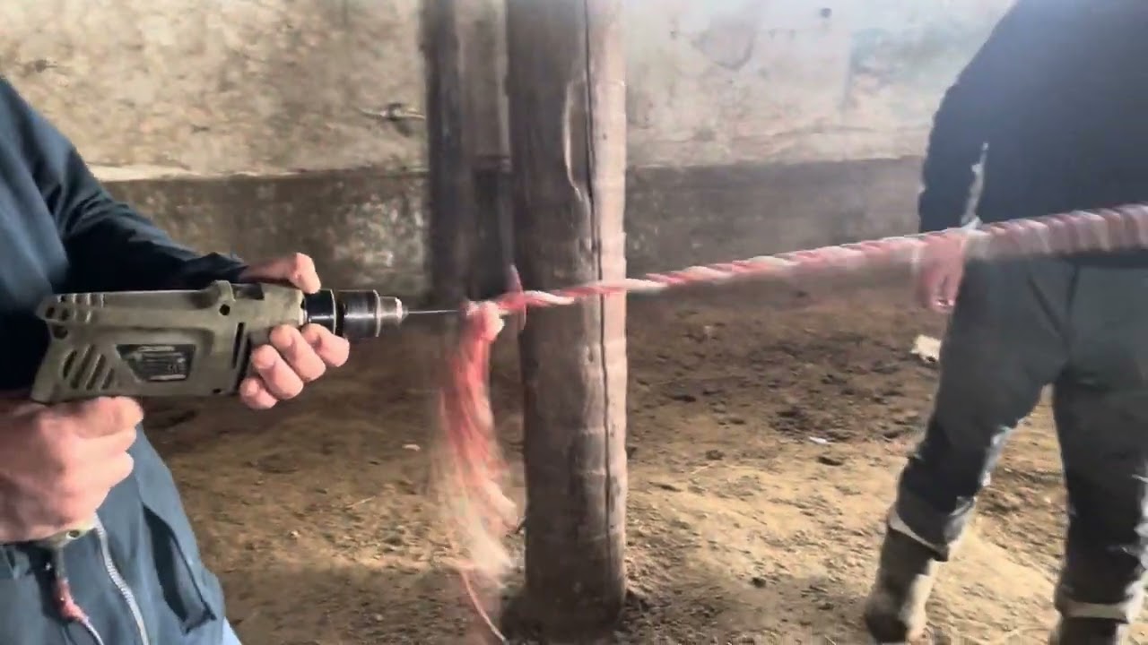 Аркан из шпагата. Плетение аркана из шпагата.
