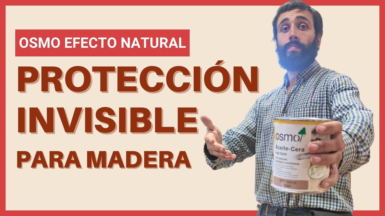 Cómo proteger cualquier madera manteniendo su color natural con [Aceite-cera Natural Osmo]