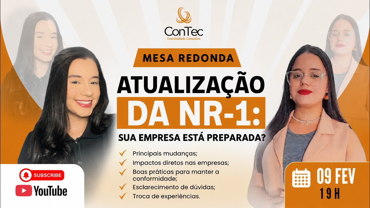 Mesa Redonda: Atualização da NR1 - A sua empresa está preparada?