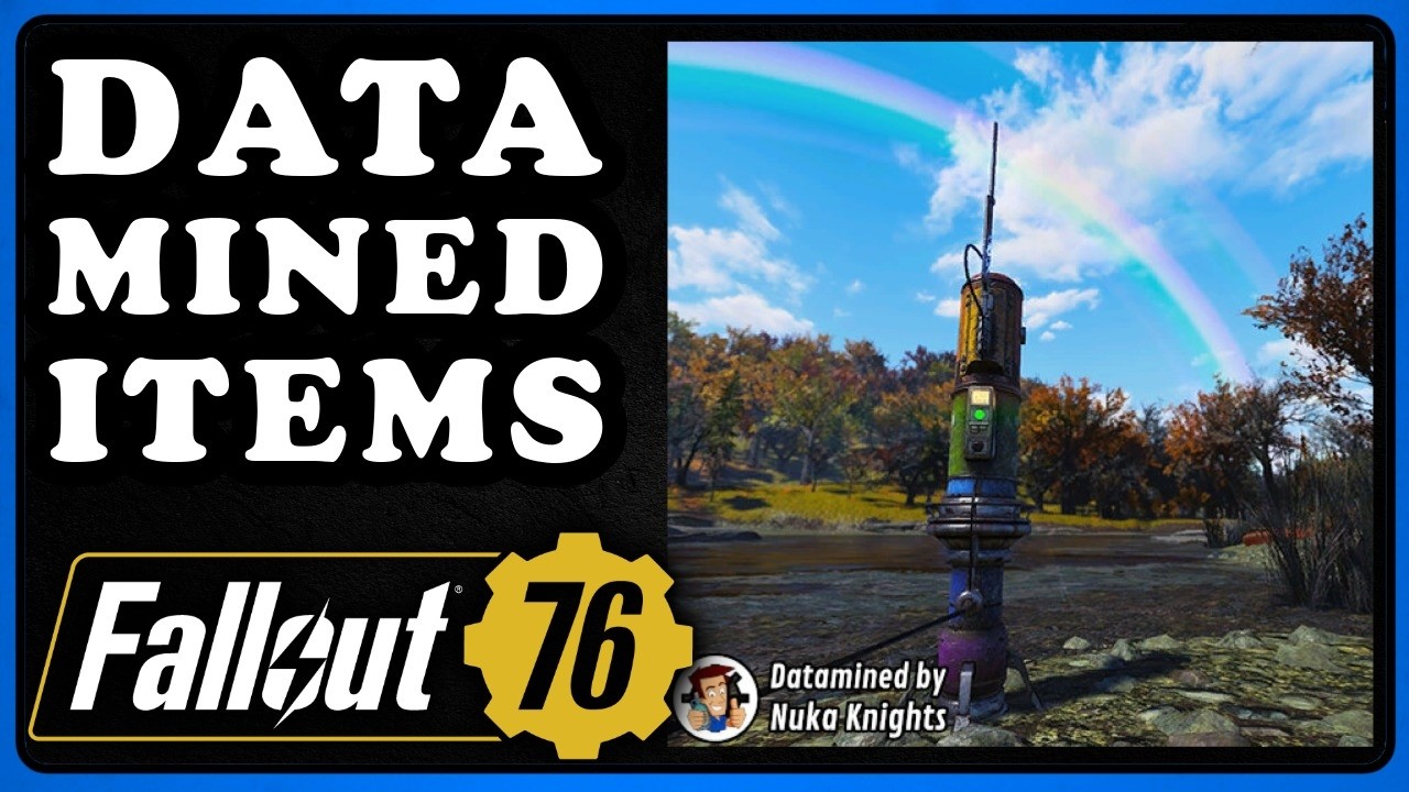 60+ NEW Datamined Items Coming to Fallout 76!
