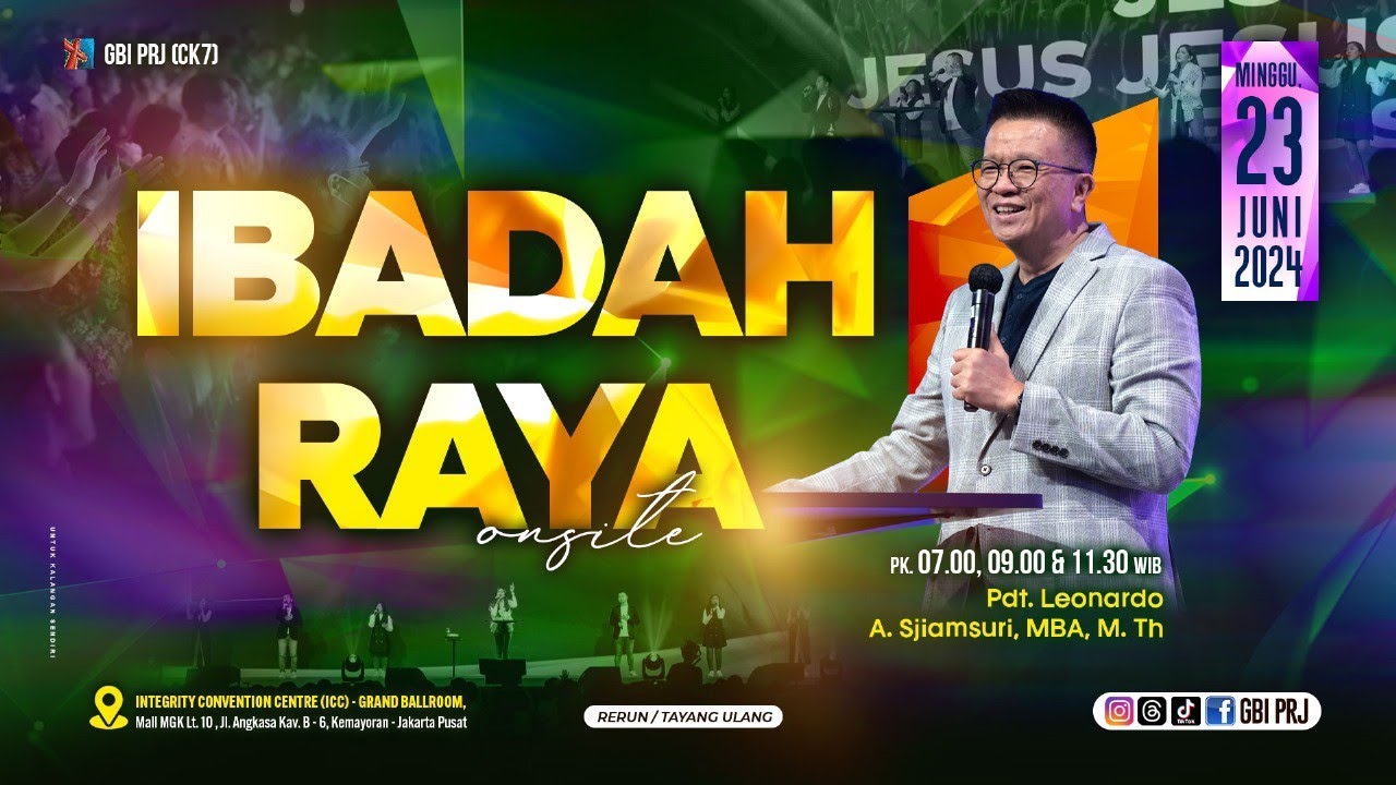 PENGHARAPAN - Pdt. Leonardo A. Sjiamsuri, MBA, M. Th - Onsite I & III 23 Juni '24