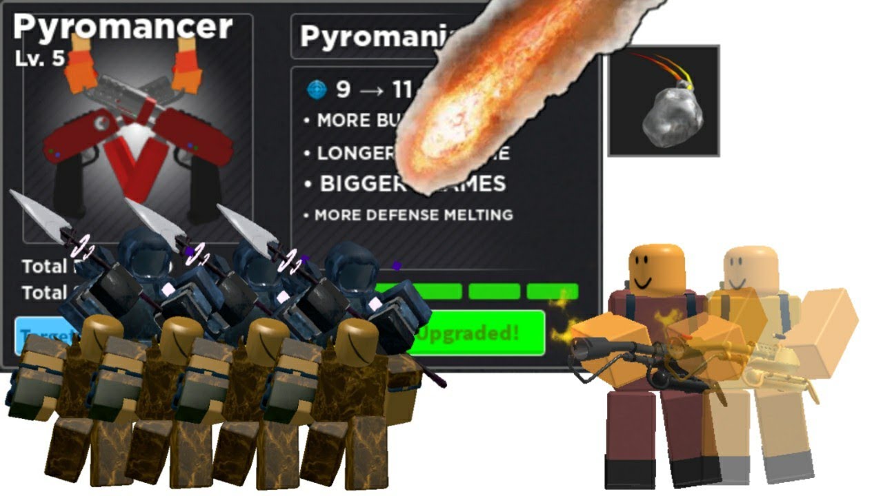 If Pyromancer Had Ability - Tower defenses simulator [Roblox] Memes