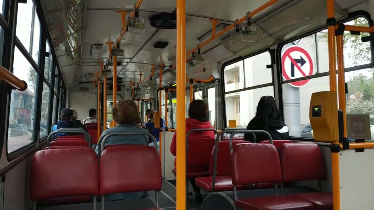 Jízda Škodou 14TrM (170) ve Zlíně...