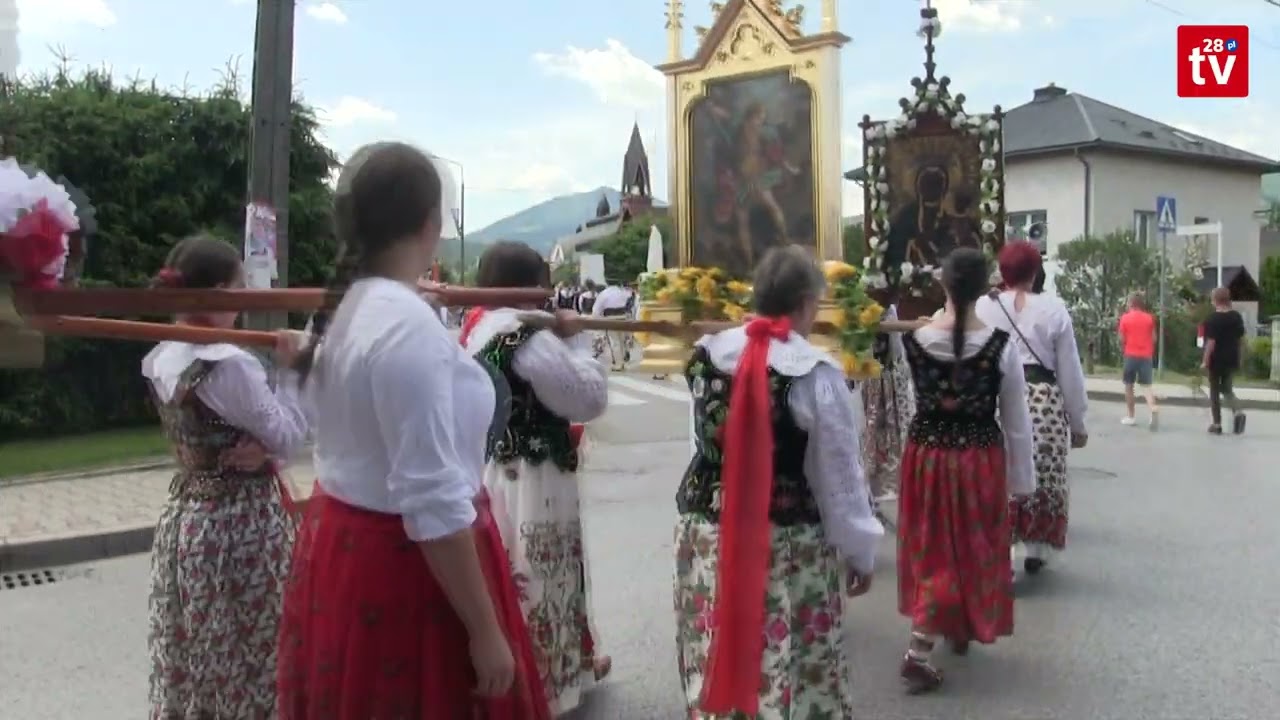 Mszana Dolna. Uroczystość Najświętszego Ciała i Krwi Chrystusa w Mszanie Dolnej