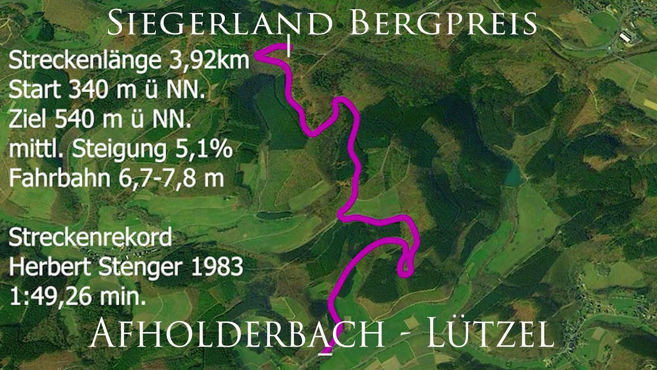 Was wäre wenn? Siegerland Bergpreis | Ehemalige Rennstrecke | Streckenvorstellung