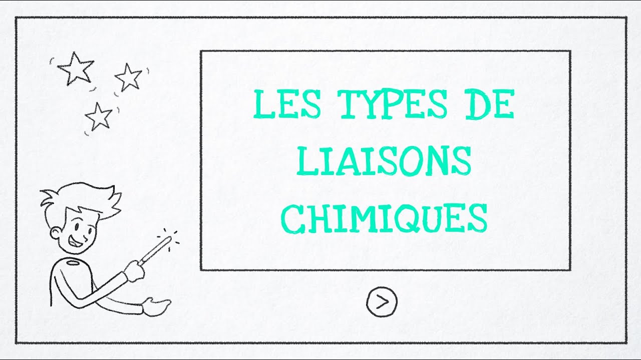 Les diff&eacute;rents types des liaisons chimiques