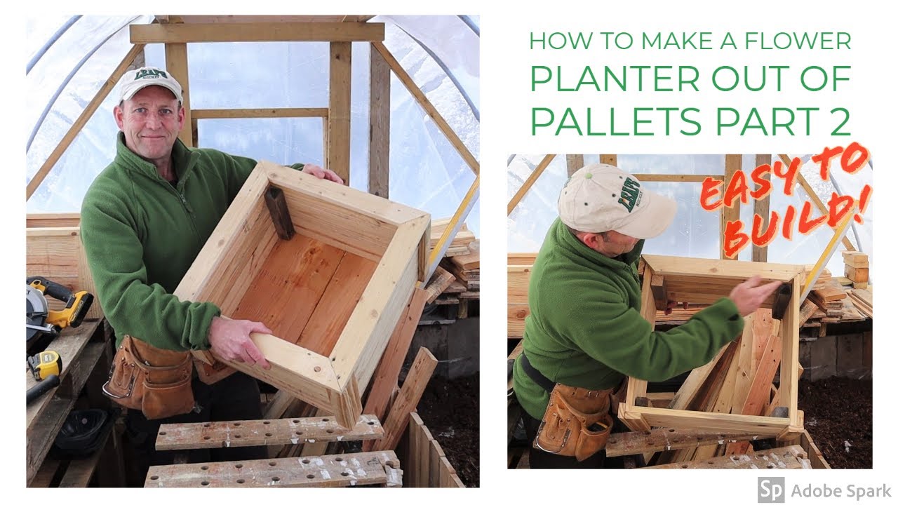 Как сделать цветочный горшок из поддонов — Часть 2