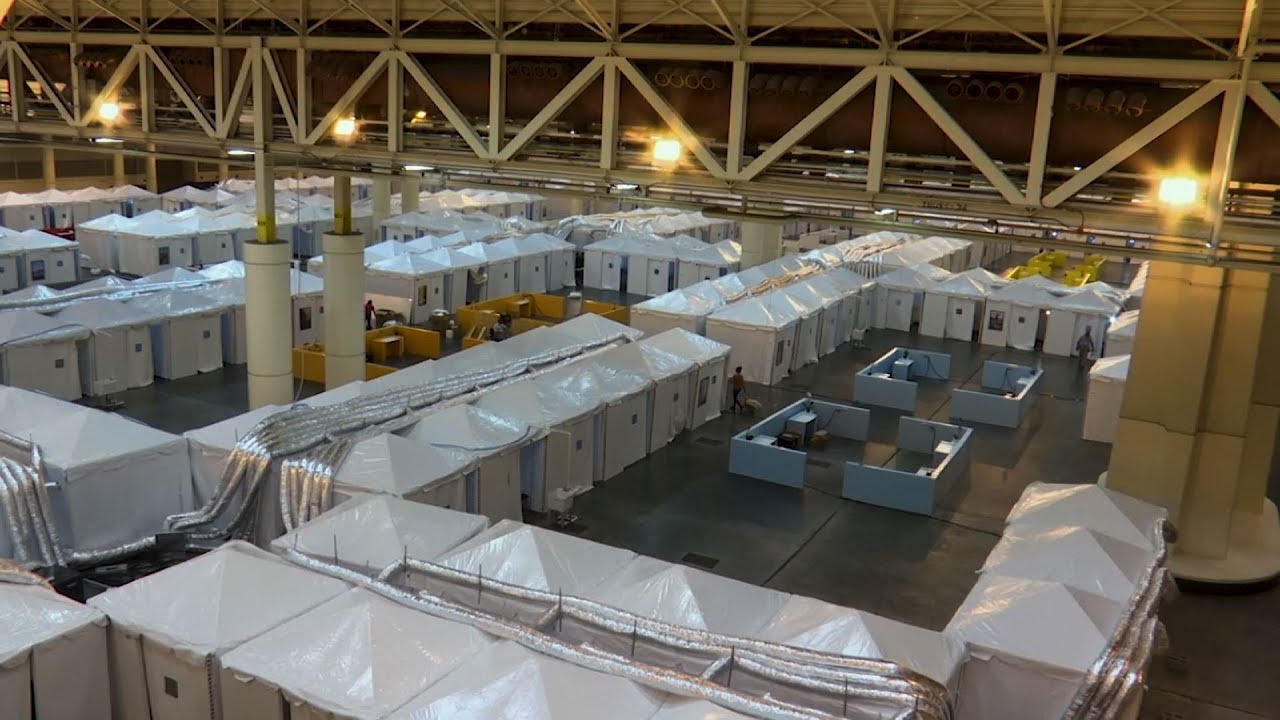 Medical support facility prepared in New Orleans