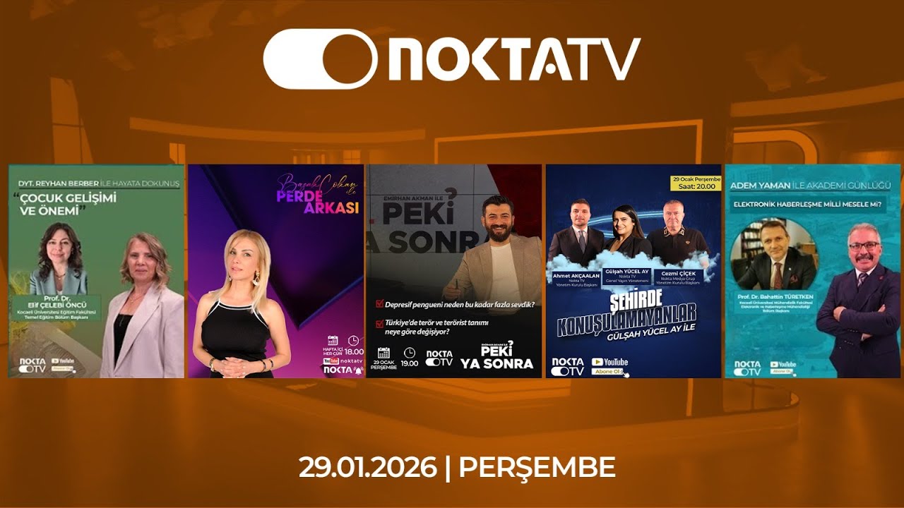 Nokta TV Canlı Yayını | 29 Ocak 2026 | Perşembe | #CanlıYayın