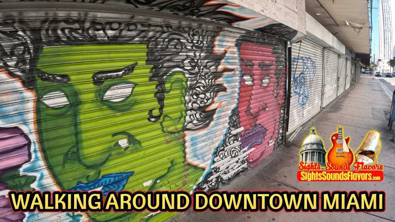 A Walk In Downtown Miami