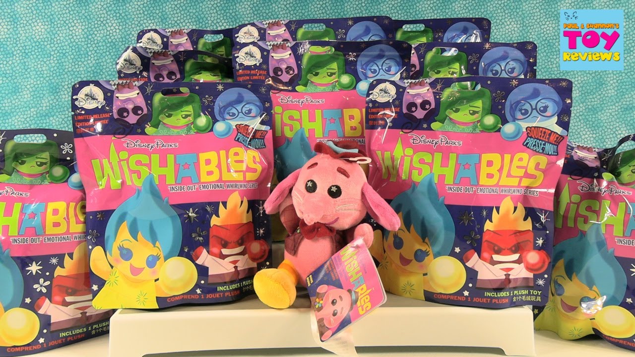 Inside Out Disney Parks Wishables Plush Blind Bag Opening Review | PSToyReviews