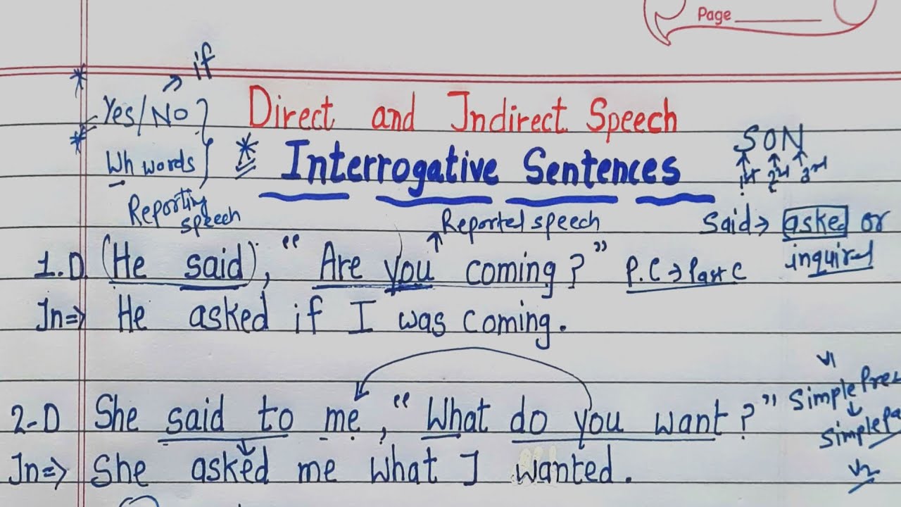 Narration Special Rule Part-3  | Direct and Indirect Speech | English Grammar | Narration | english​