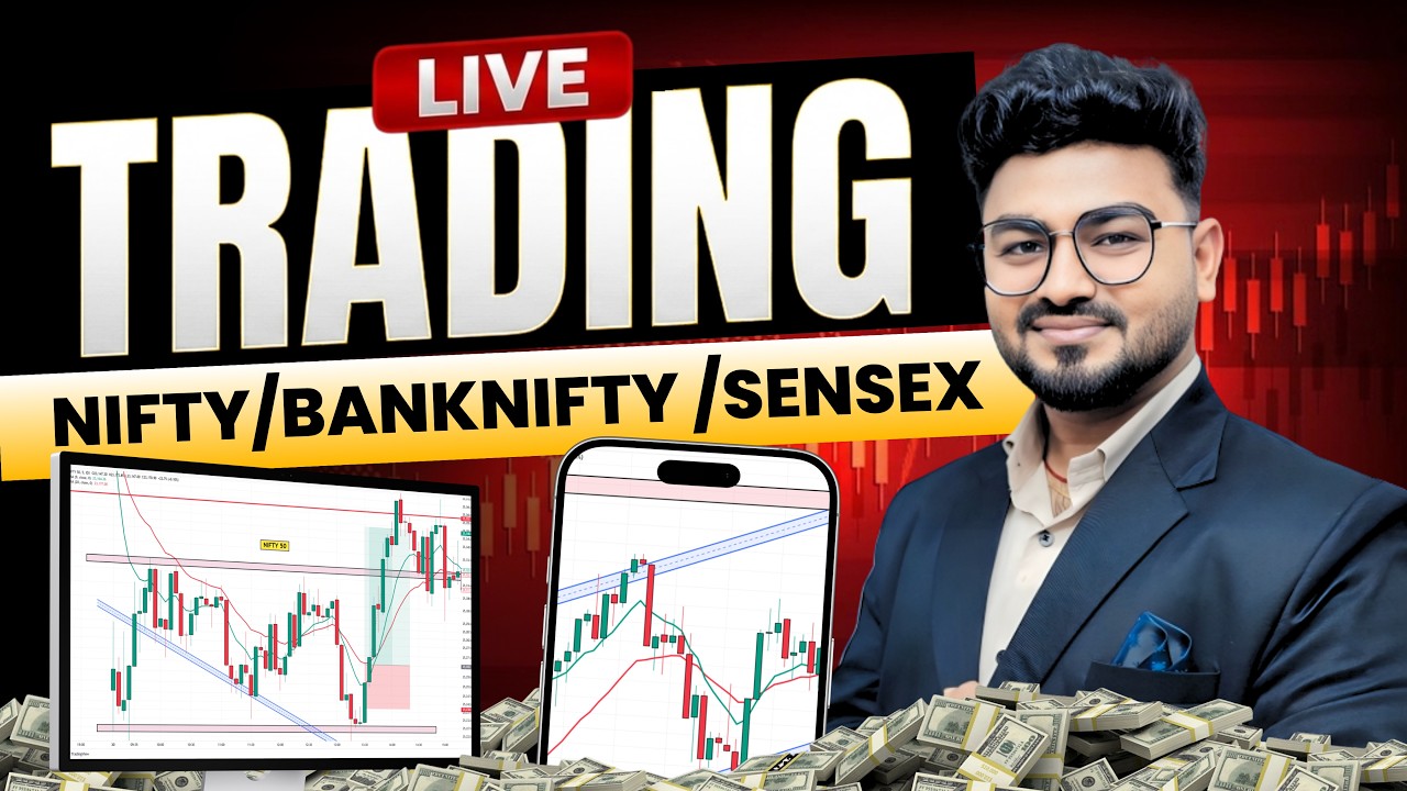 17 June 🔴LIVE Trading NIFTY, BANK NIFTY & SENSEX Analysis🔥| Option Trading Live | Intraday Scalping