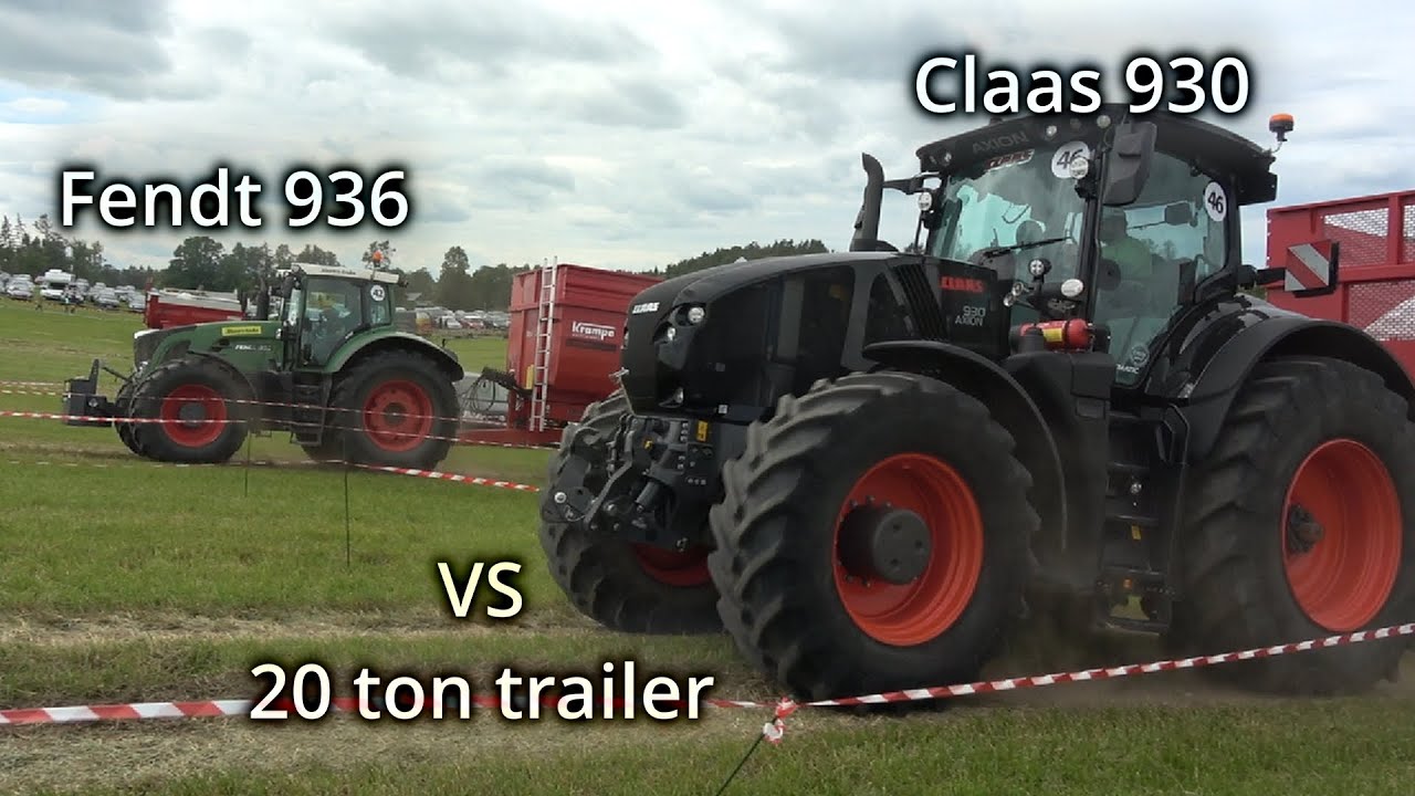Fendt 936 vs Claas 930 / Agriculture Tractors