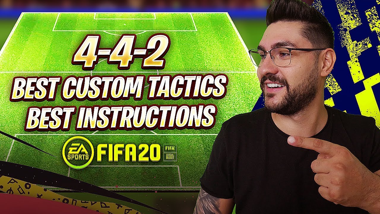 FIFA 20 BEST PRESSURE FORMATIONS TO WIN GAMES / 4-4-2  BEST CUSTOM TACTICS & PLAYER INSTRUCTIONS