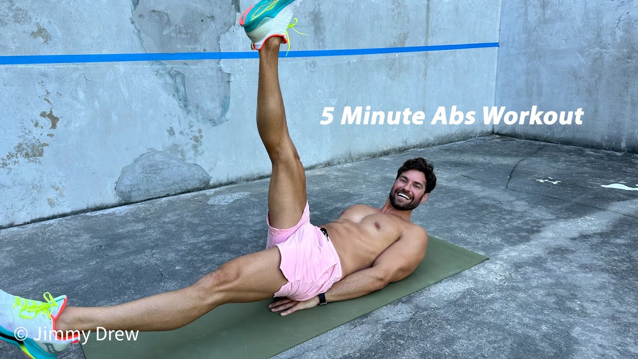 5-Minute Abs Workout with Jimmy Drew | No Equipment Needed | Quick Core Shred!