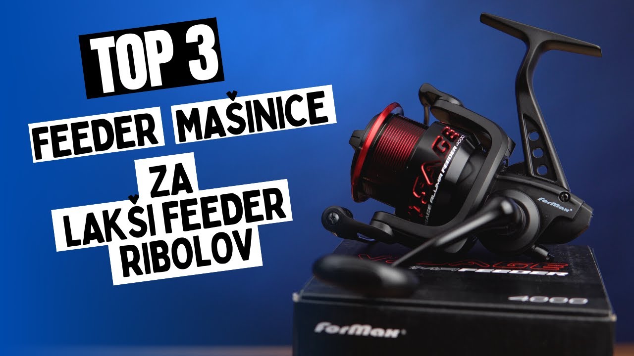 Top 3 feeder mašinice za lakši feeder ribolov
